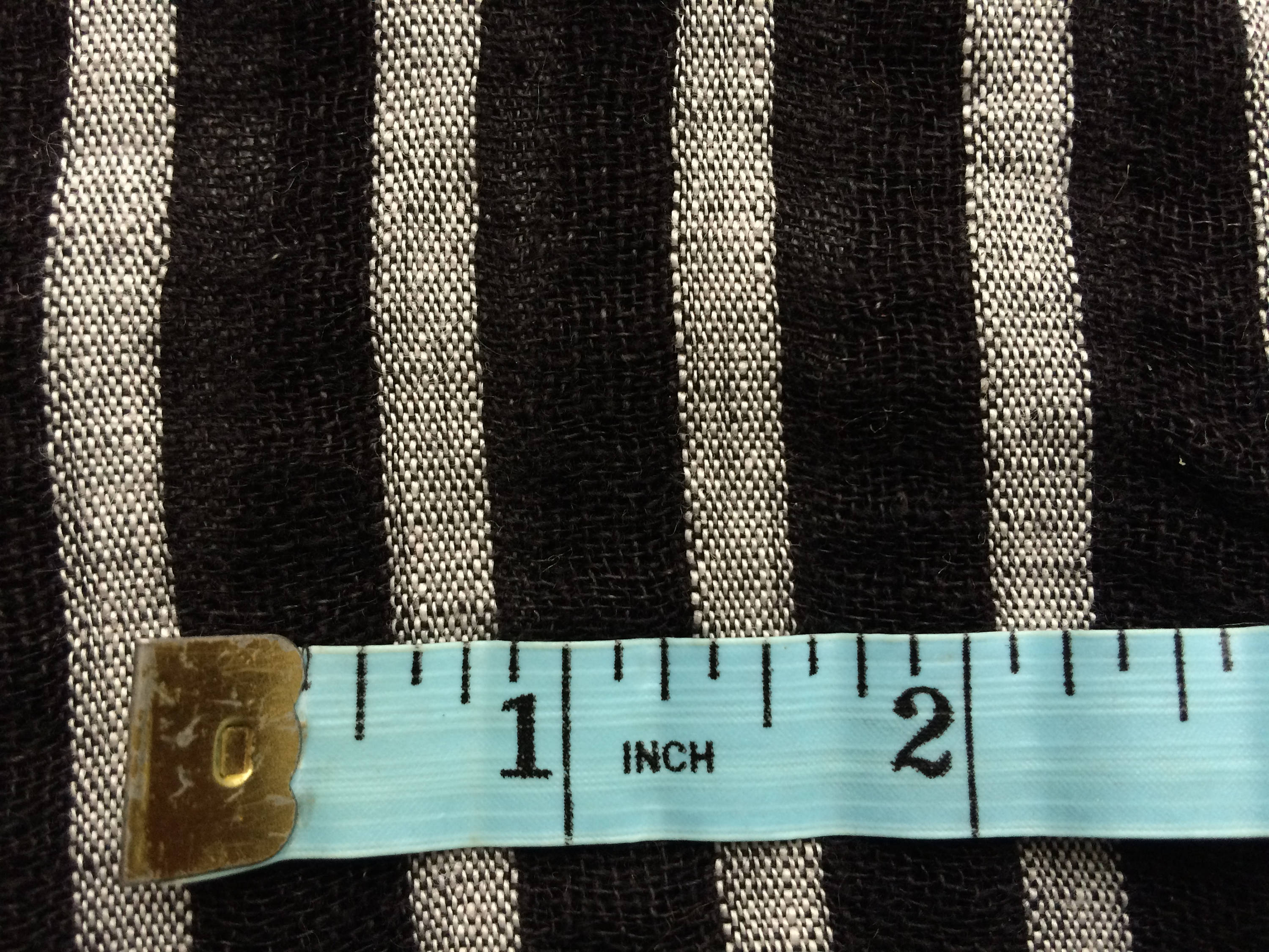 100 % NATURAL pure LINEN fabric, STRIPED fabric, fabric for home textile, scarf, fabric for cloths, regular striped, black and white stripes