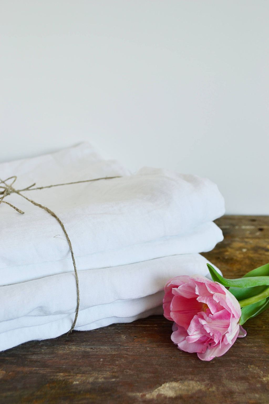 Natural 100 % pure bleached LINEN extra wide fabric  for Kerry R.
