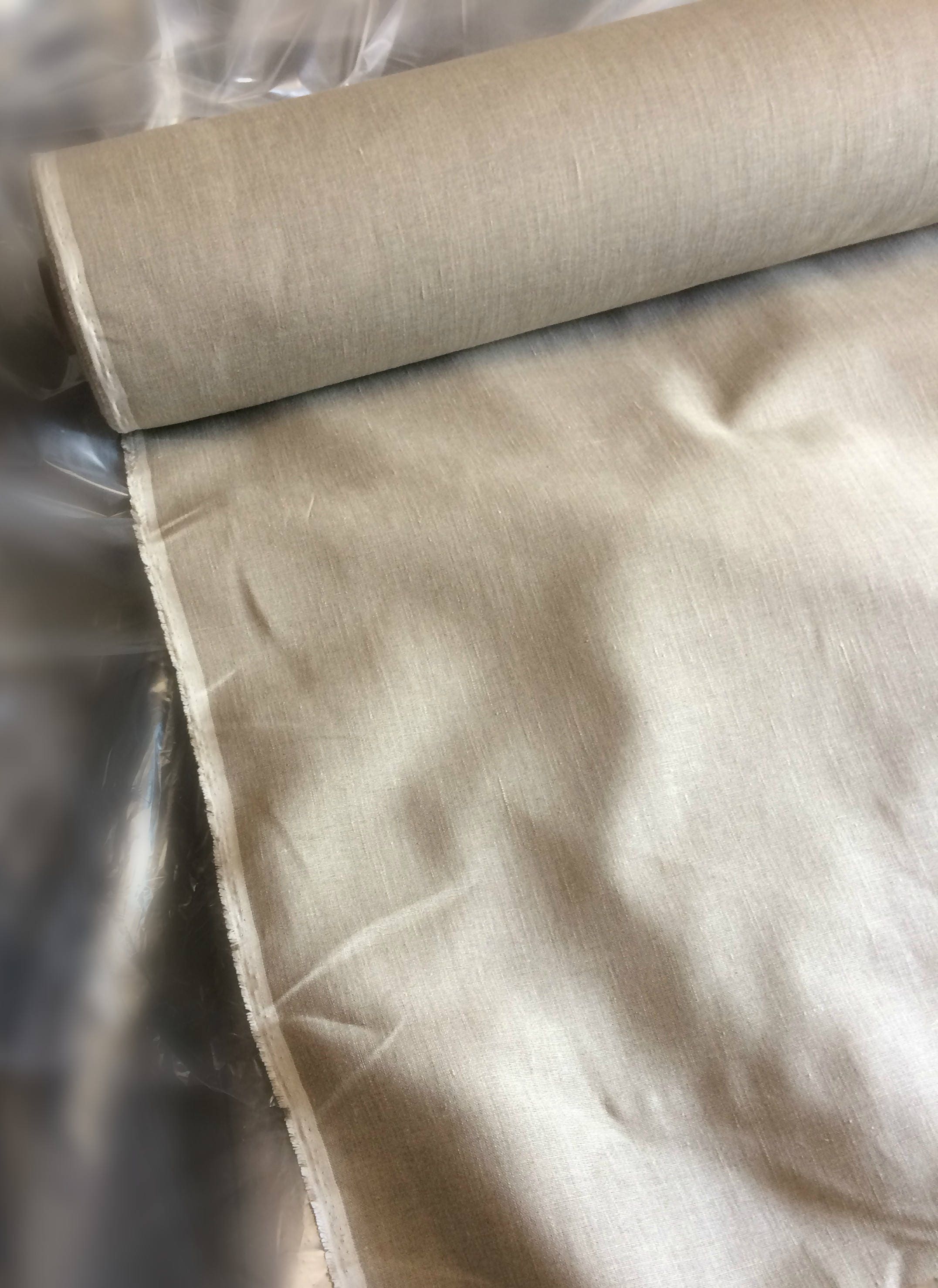 100 % NATURAL pure LINEN fabric, natural softened linen, linen fabric for home textile, tablecloth, cloths, aprons, towels linen