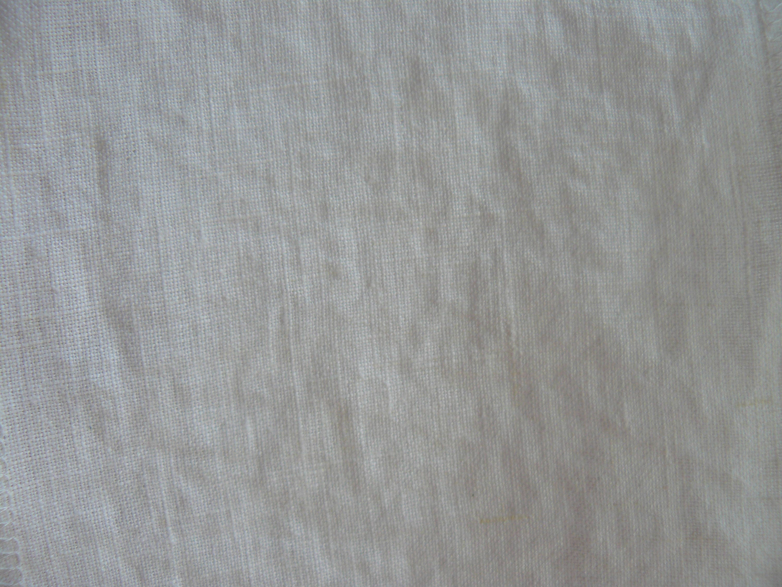 Natural 100 % pure bleached LINEN extra wide fabric  for Kerry R.