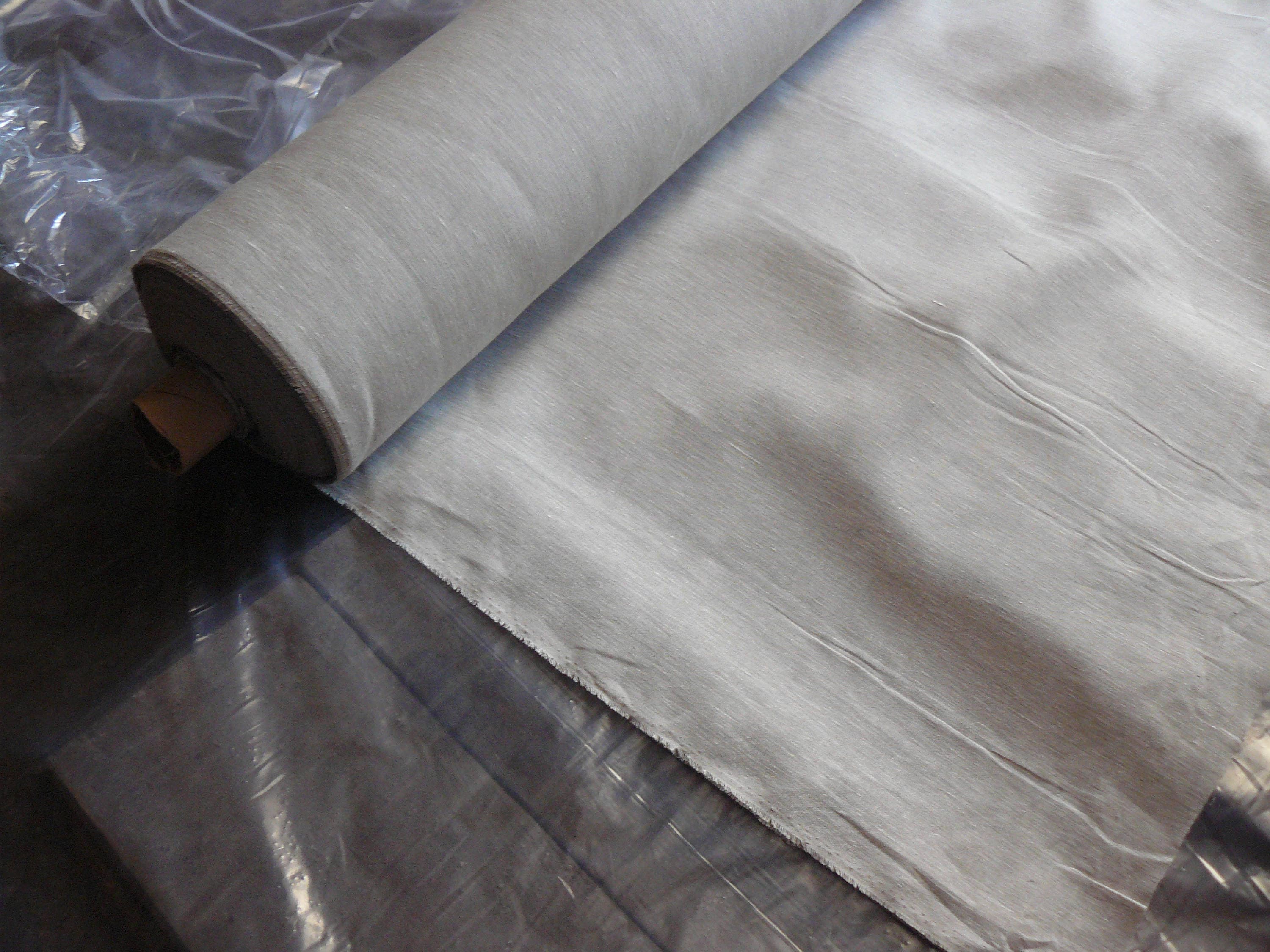 Extra Wide Softened Linen Fabric: 100% Natural, 250cm Wide