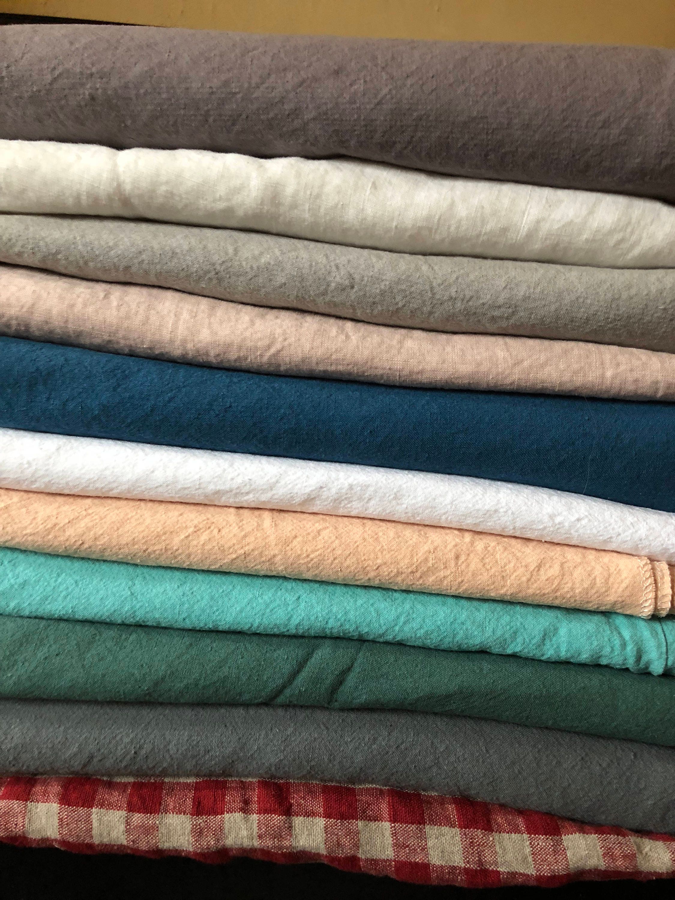 Natural 100 % pure LINEN extra wide fabrics
