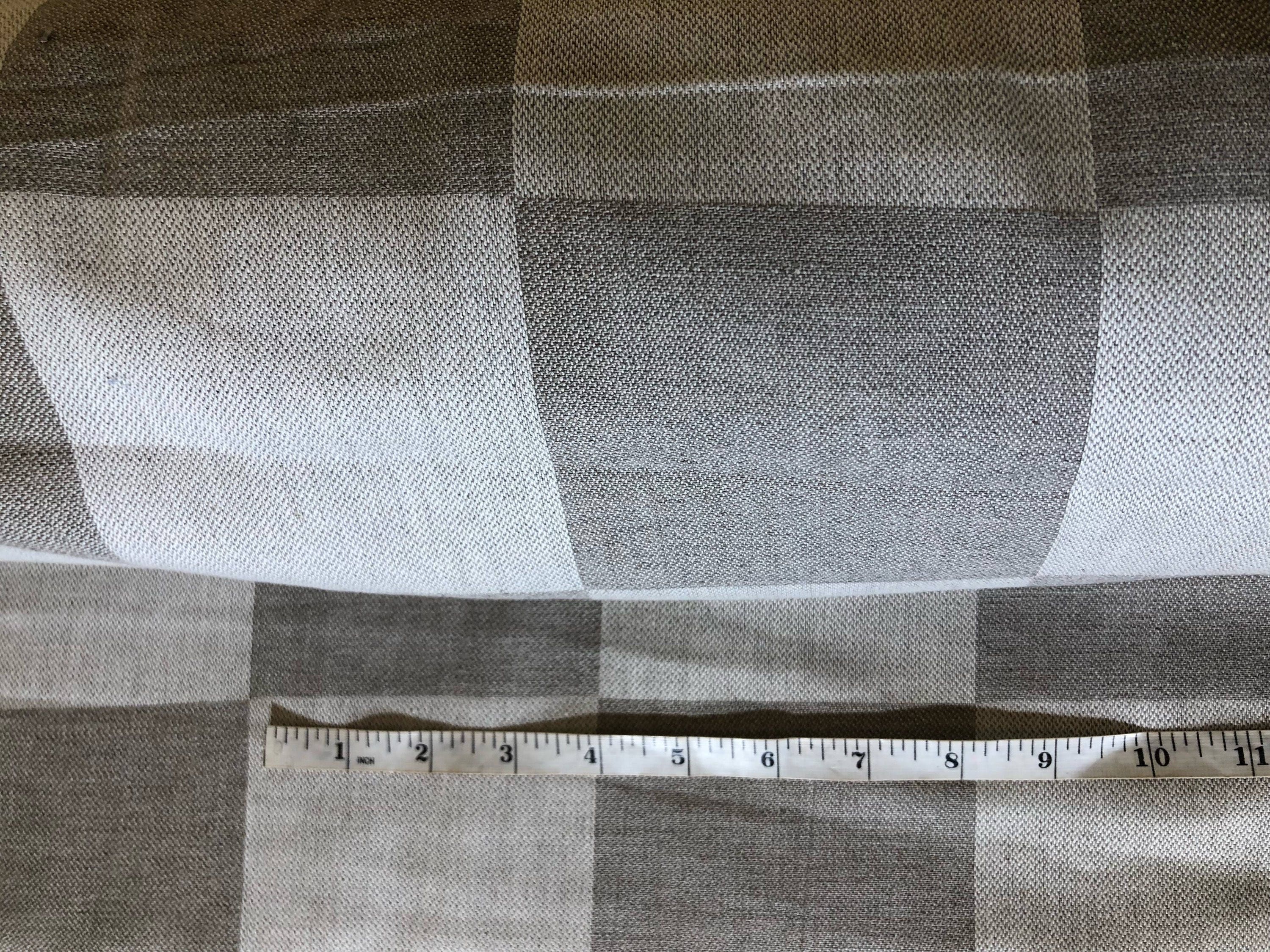 52 /48% natural LINEN/cott. fabric, softened, TARTAN linen fabric, for home textile, tablecloth, clothes, bed linen