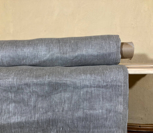 100 % NATURAL pure LINEN fabric, STRIPED fabric, fabric for home textile, scarf, fabric for cloths, regular striped, beige stripes