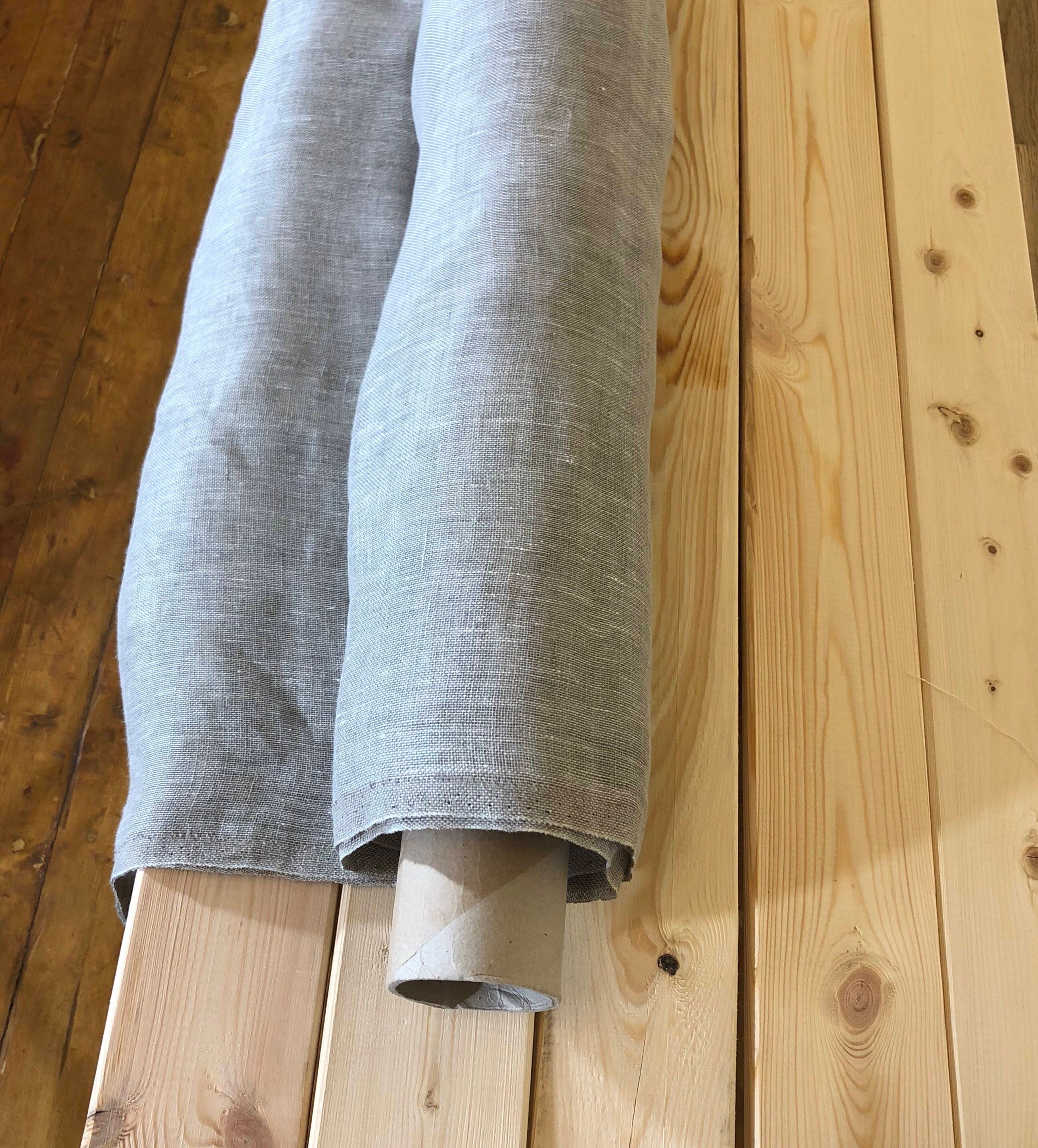 100 % NATURAL pure LINEN fabric, STRIPED fabric, fabric for home textile, scarf, fabric for cloths, regular striped, beige stripes