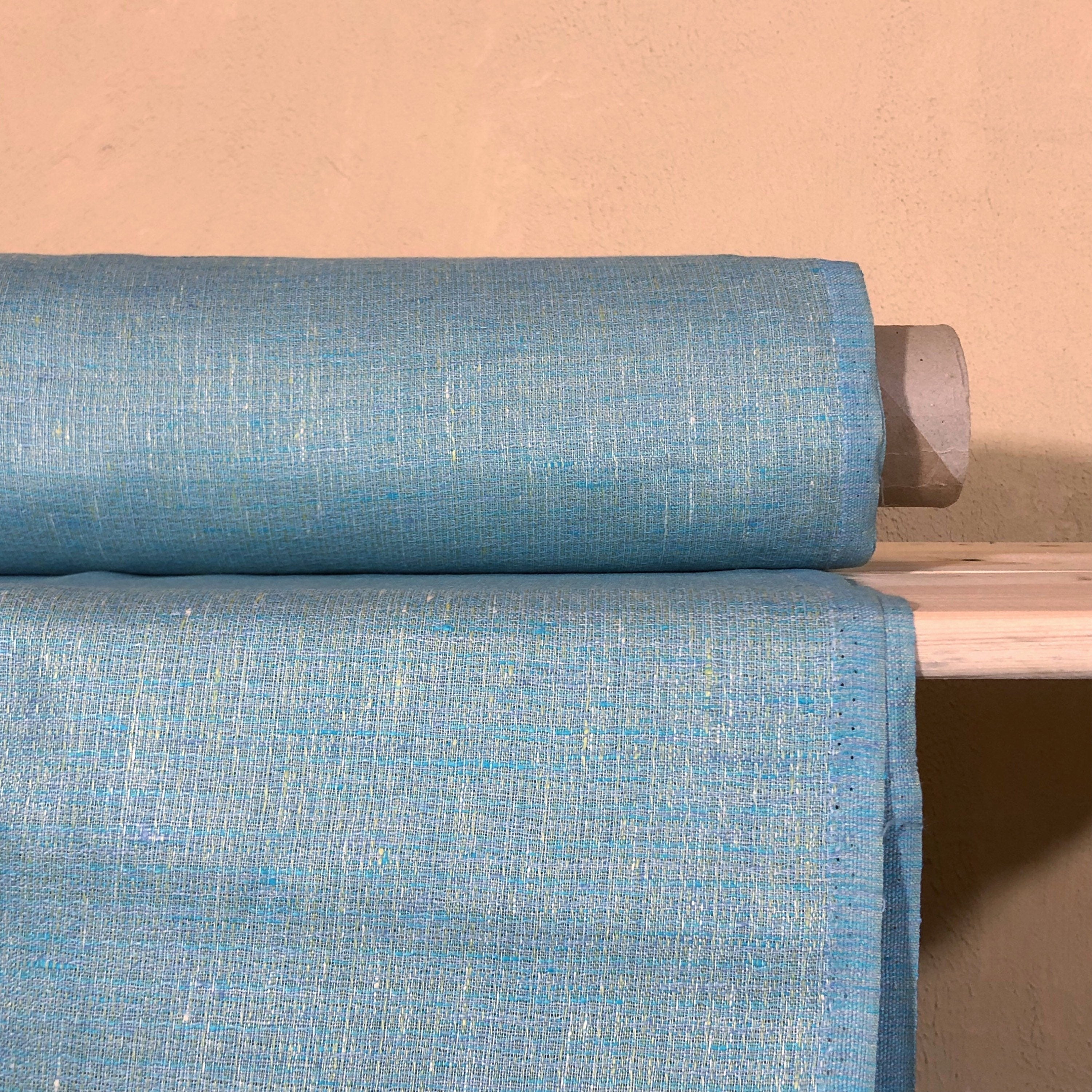 100 % NATURAL pure LINEN fabric, colored  fabric, fabric for home textile, scarf, fabric for cloths,, softened linen