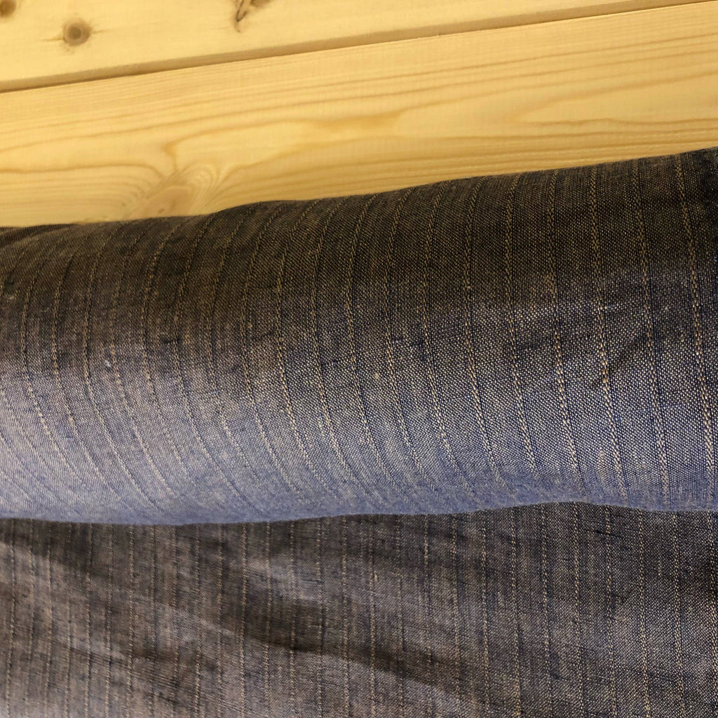 100 % NATURAL pure LINEN fabric, STRIPED fabric, fabric for home textile, scarf, fabric for cloths, regular striped, stripped linen bedding