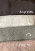 Extra Wide Softened Linen Fabric: 100% Natural, 250cm Wide