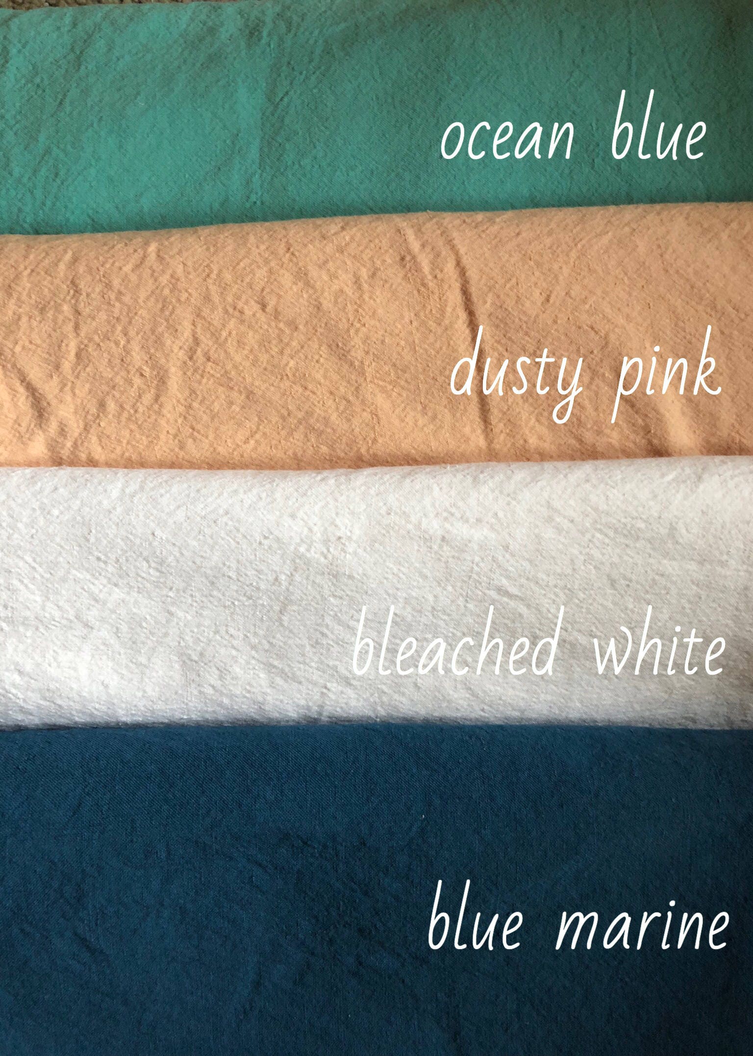 100 % pure LINEN extra wide Blue marine  fabric, for Kerry R.