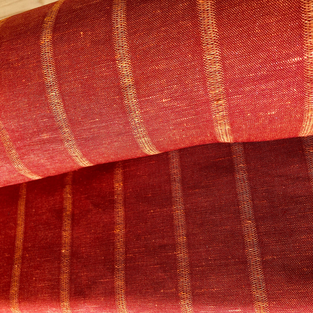Stripped 100 % natural LINEN fabric, 170g/150 cm width fabric by the metre, bedding linen, bedspread, sewing, linen top fabric by the yard