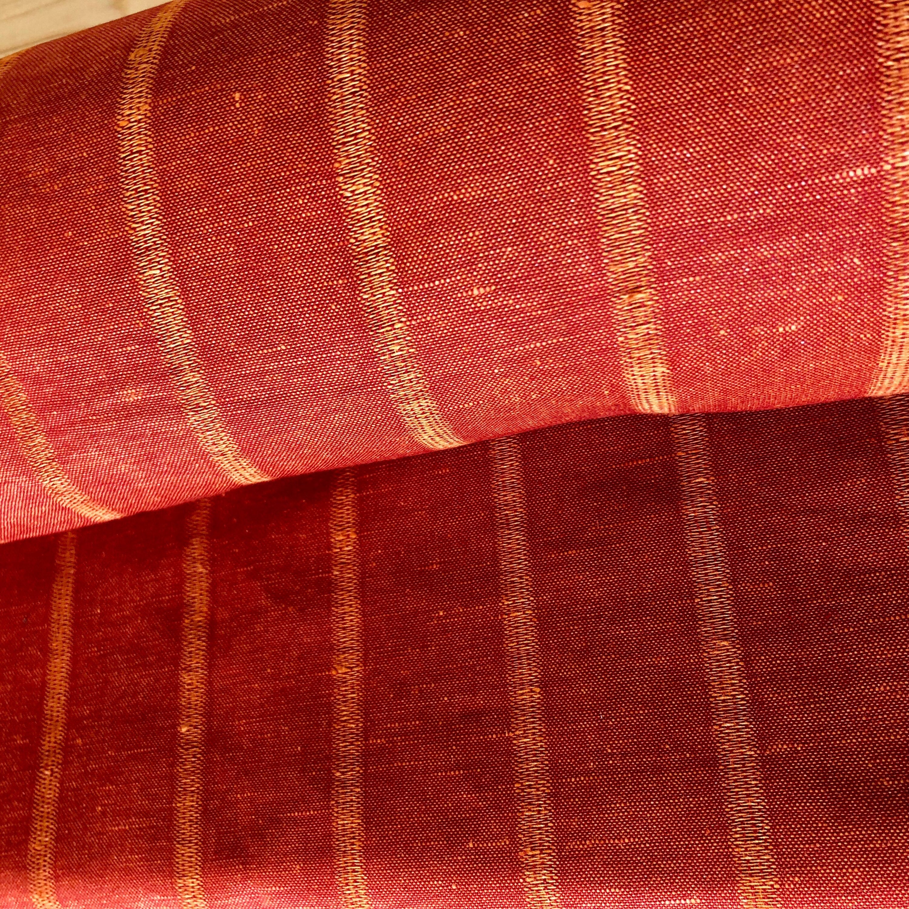 Stripped 100 % natural LINEN fabric, 170g/150 cm width fabric by the metre, bedding linen, bedspread, sewing, linen top fabric by the yard