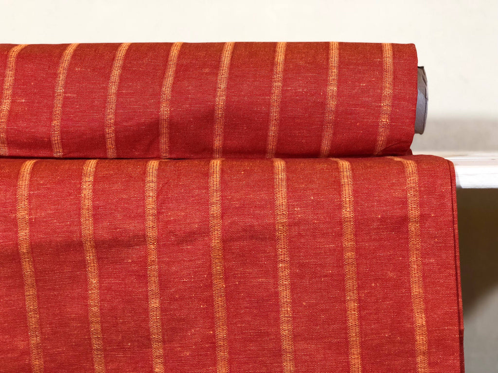 Stripped 100 % natural LINEN fabric, 170g/150 cm width fabric by the metre, bedding linen, bedspread, sewing, linen top fabric by the yard
