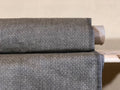 100 % NATURAL pure LINEN fabric, Light brown, fabric for home textile, scarf, fabric for cloths, regular striped/tartan, bedding, tablecloth