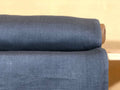 100 % NATURAL pure LINEN fabric, Dark BLUE square, fabric for home textile, scarf, fabric for cloths,
