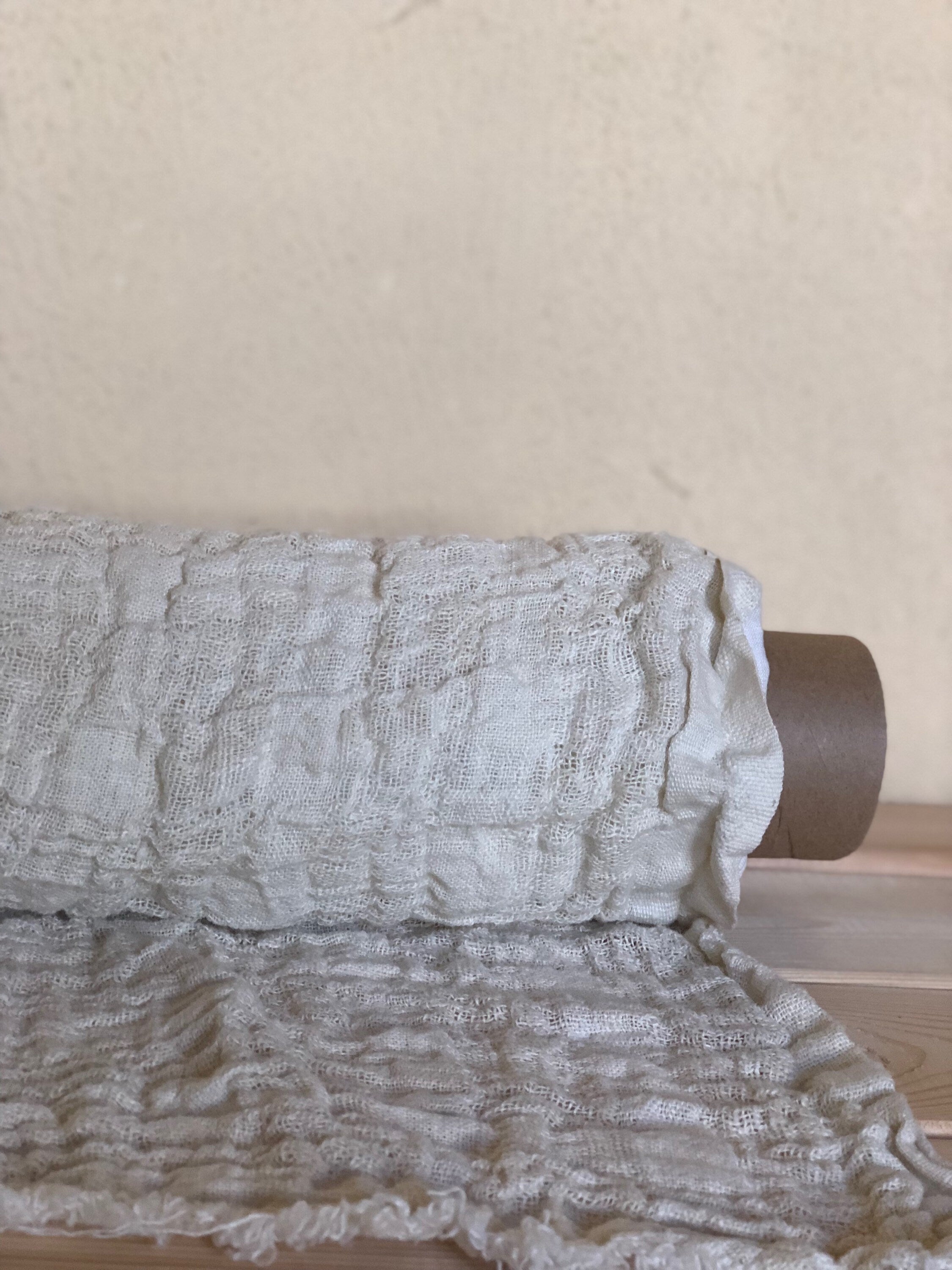 100 % EXTRA wide natural LINEN grey fabric, 250 cm width pure linen for BED linen, Luxury softened,