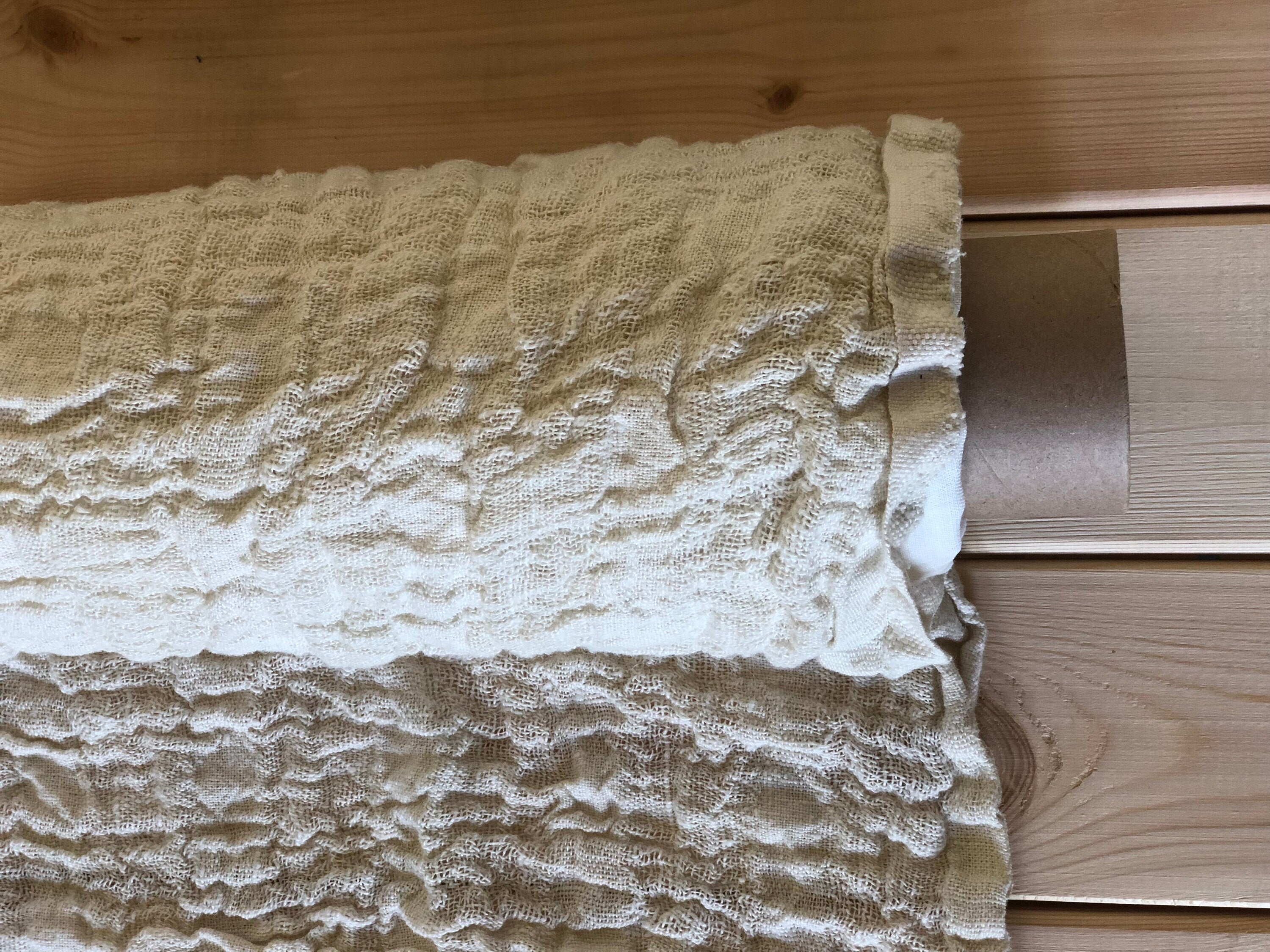 White Linen Fabric: 100% Natural, Softened Linen, 140cm Wide