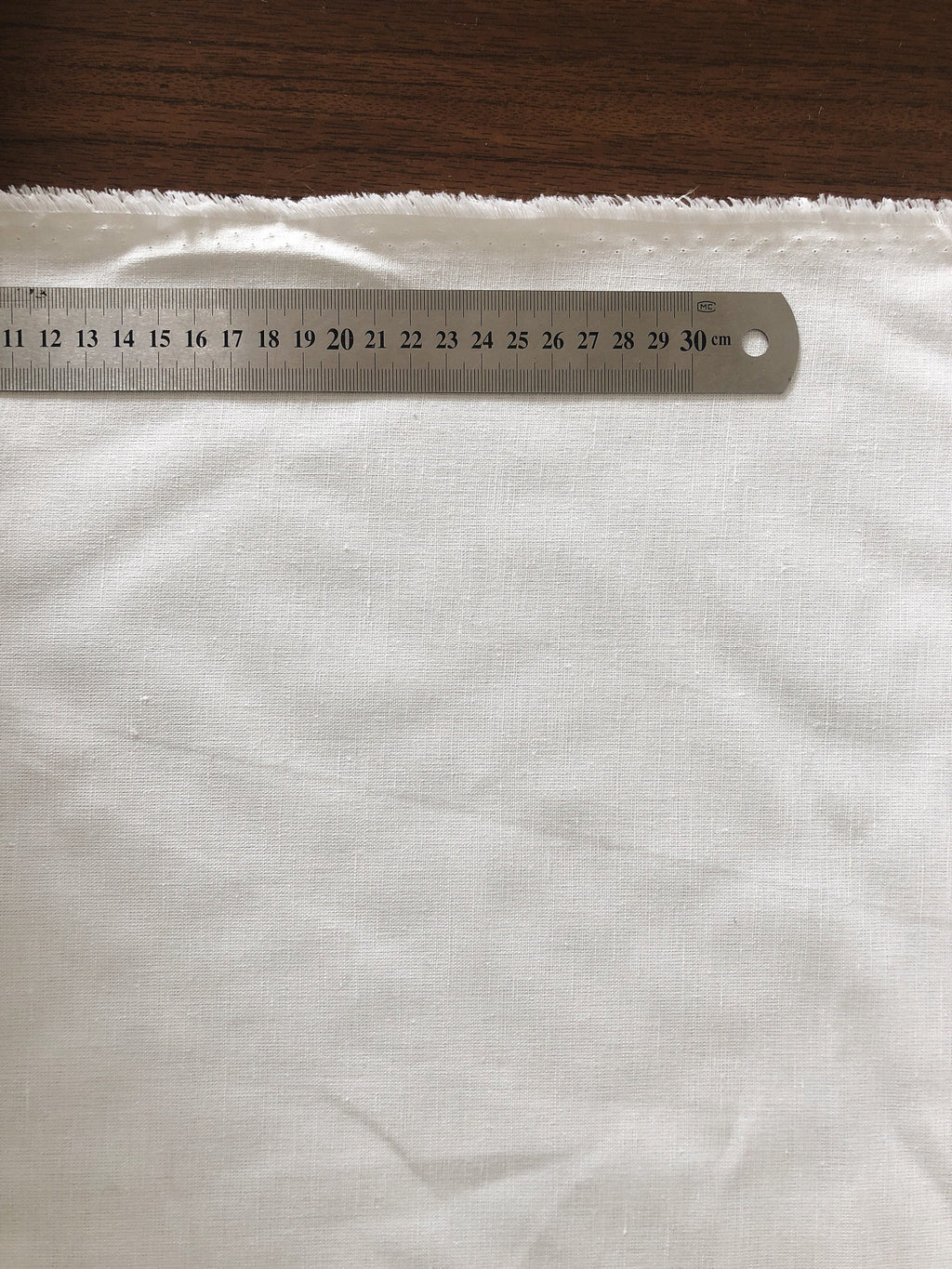 Extra Wide Bleached White Linen Fabric: 250cm Width, BGO17