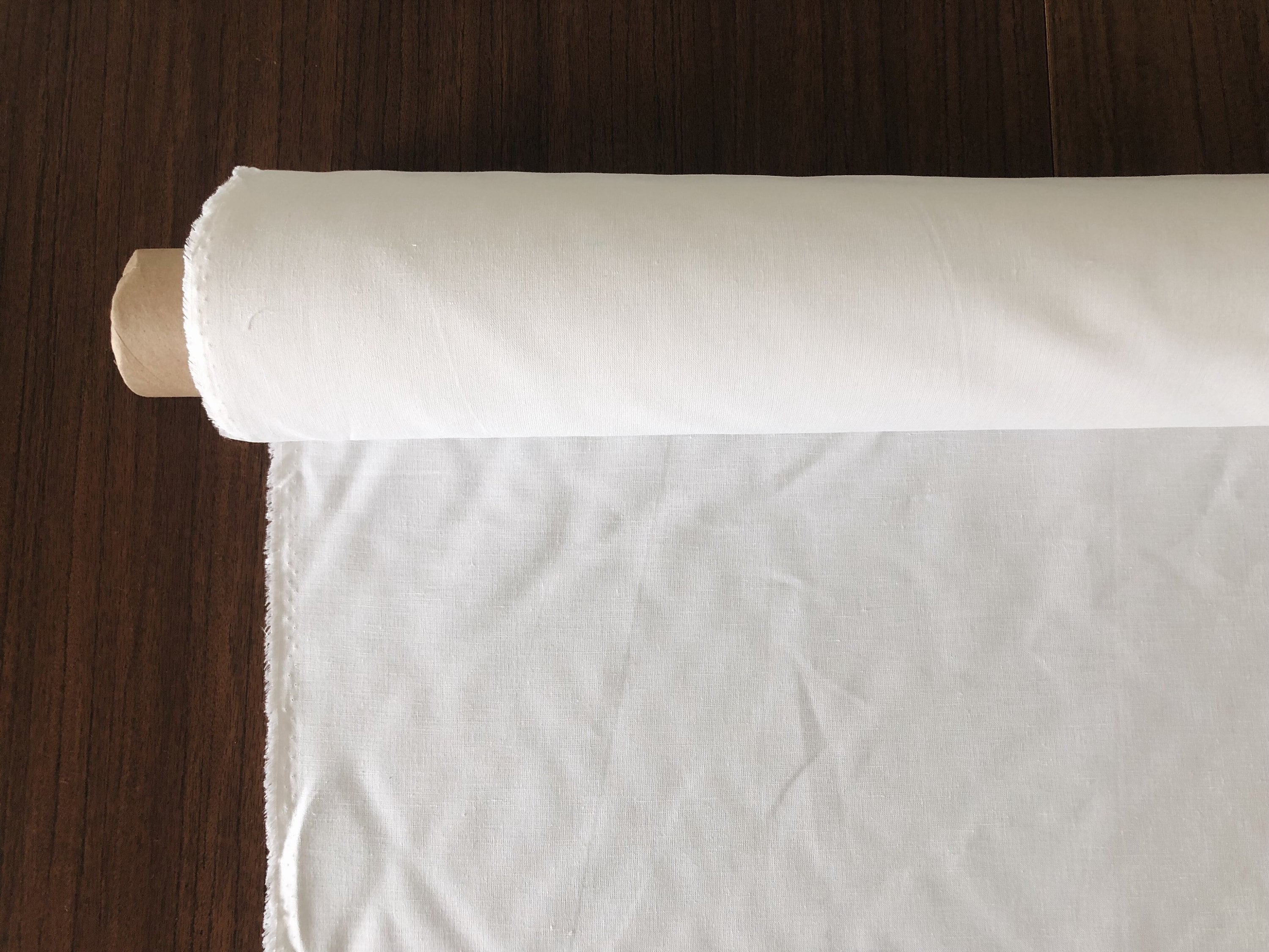 Extra Wide Bleached White Linen Fabric: 250cm Width, BGO17