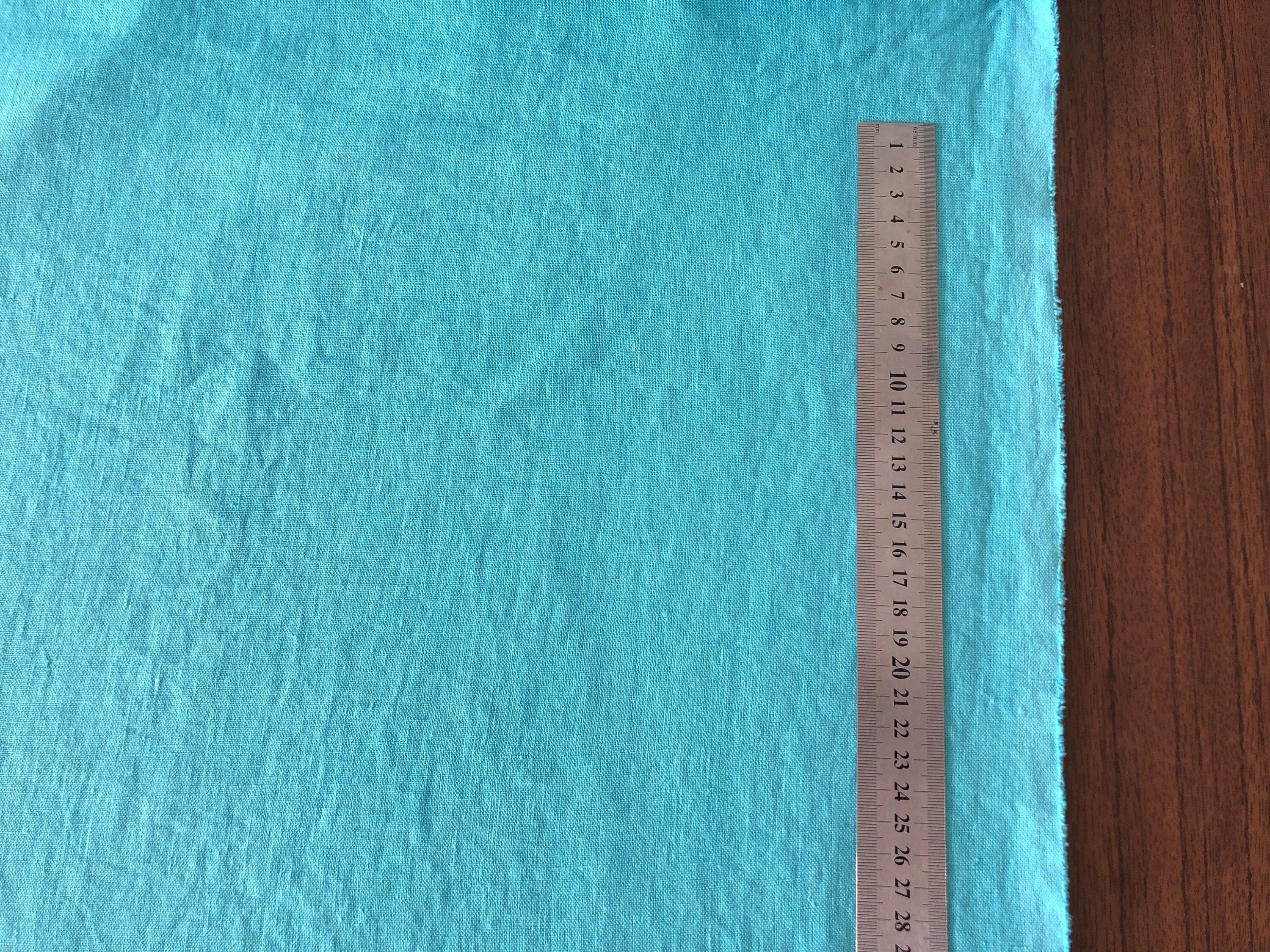 BGO27 | Extra Wide Softened Linen - Ocean Blue