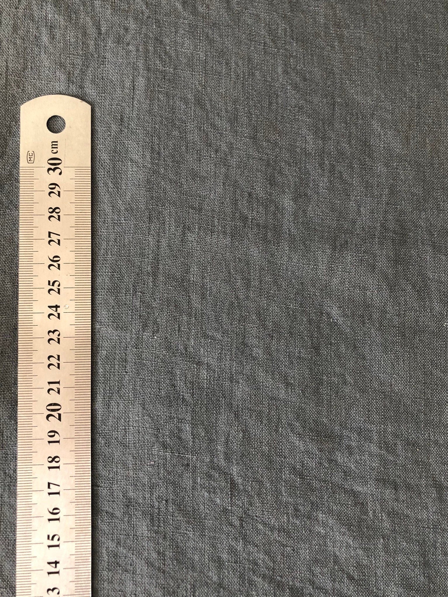 Dark grey BGO28 100 % EXTRA wide natural LINEN fabric, 210g/250cm width fabric by the metre, bedding