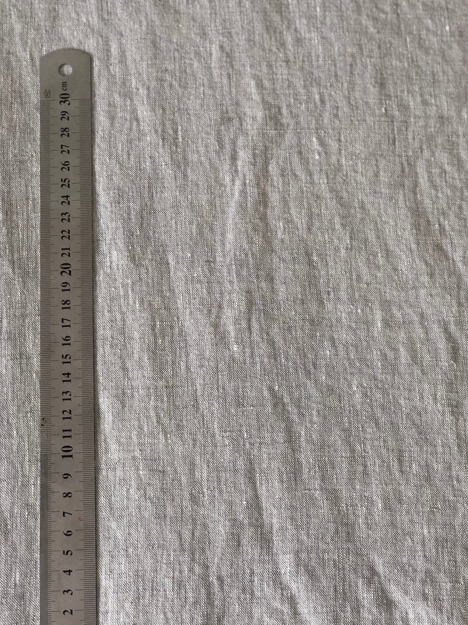 Extra Wide Natural Linen Fabric: Soft Bedding & Sewing Linen (285cm/112 inches)