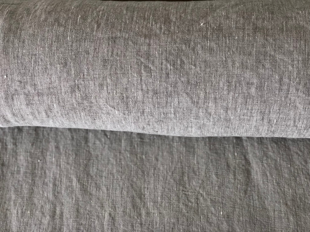 Extra Wide Natural Linen Fabric: Soft Bedding & Sewing Linen (112" Width)