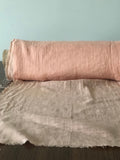 Dusty Pink Linen Fabric: 100% Natural, Light Weight (56" Wide)