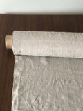 100 % EXTRA wide natural LINEN fabric, 250 cm width fabric by the metre BGO18 soft, bedding linen, bedspread, sewing, linen top fabric by t