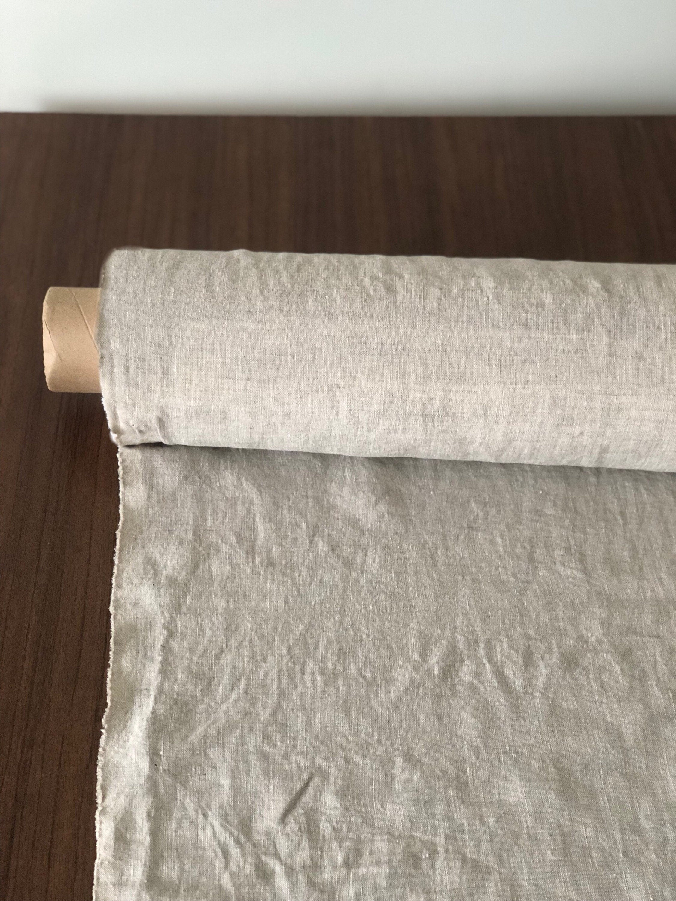 100 % EXTRA wide natural LINEN fabric, 250 cm width fabric by the metre BGO18 soft, bedding linen, bedspread, sewing, linen top fabric by t