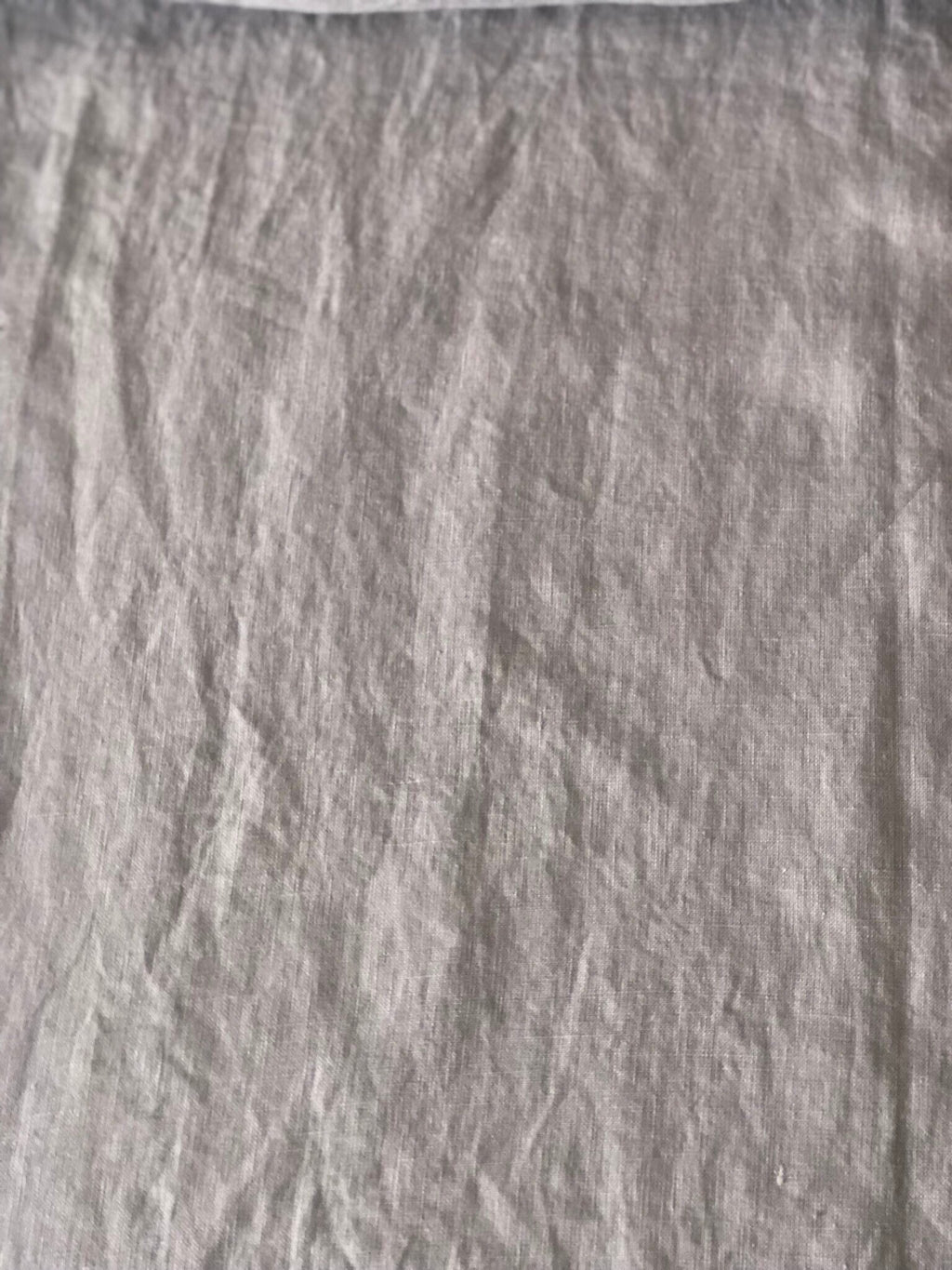 Extra Wide Soft Grey Linen Fabric: 100% Natural, 99" Width