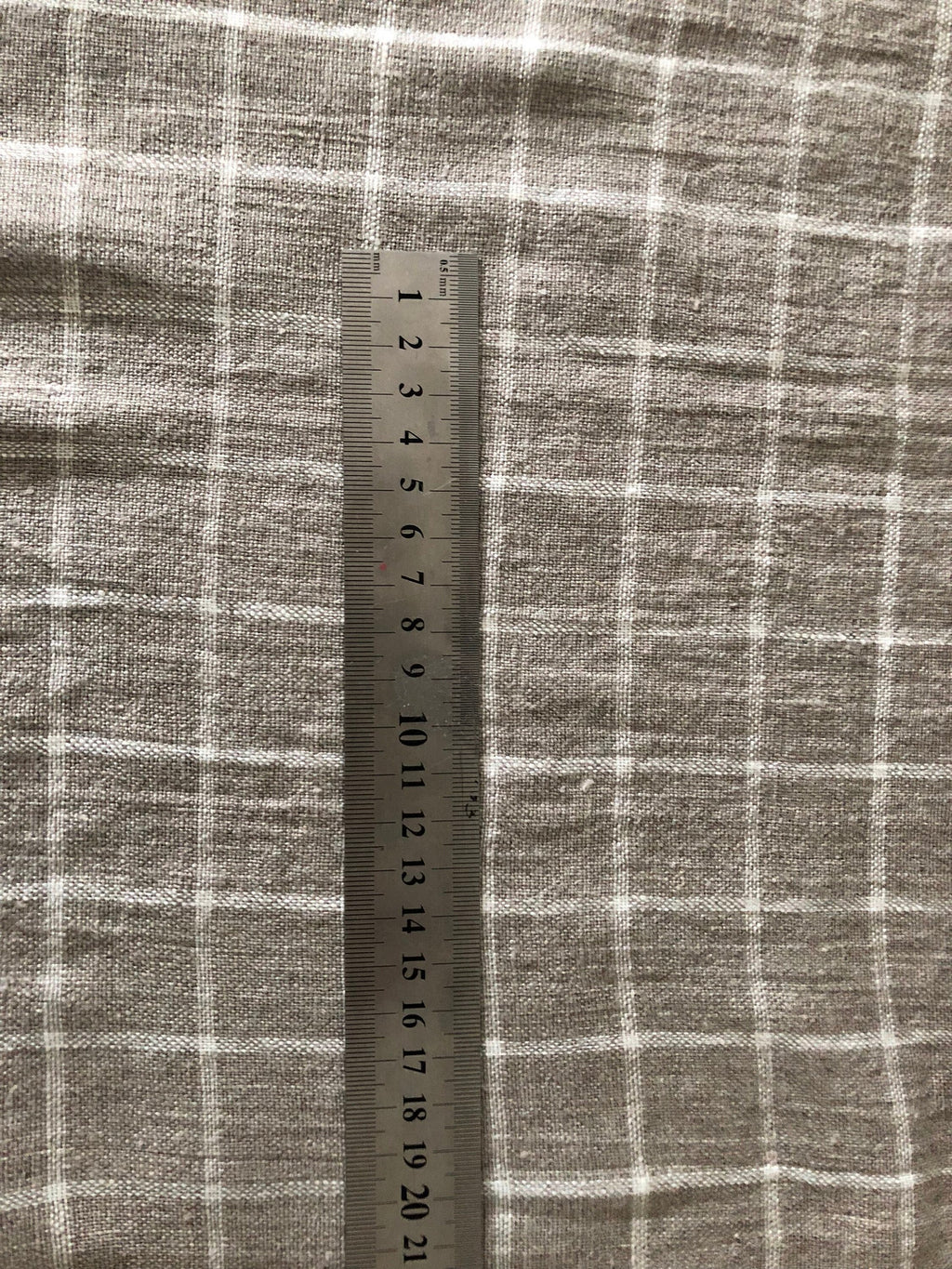 100 % NATURAL pure LINEN fabric, checked, tartan, chequered, Softened fabric, fabric for home textile,