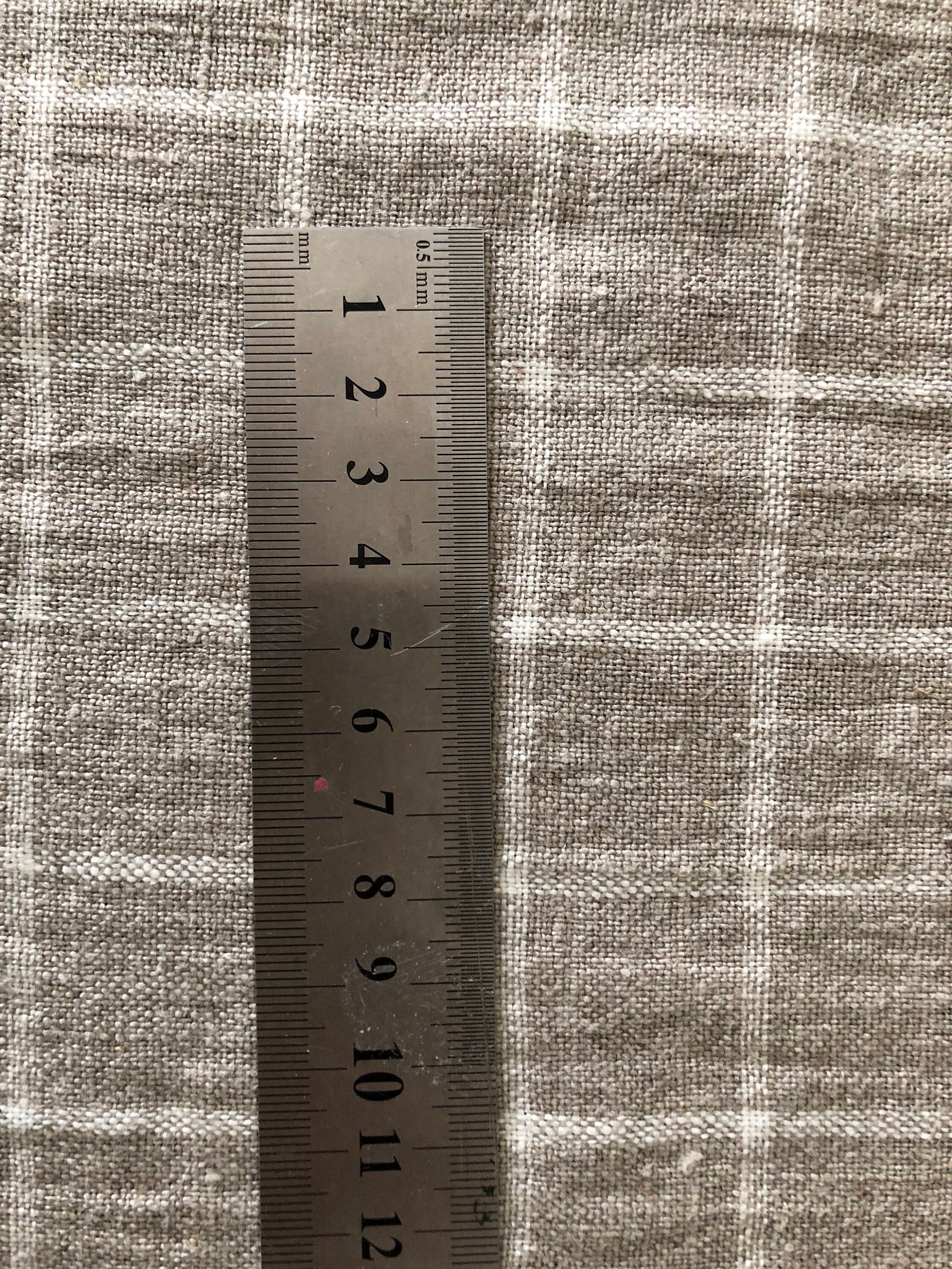 100 % NATURAL pure LINEN fabric, checked, tartan, chequered, Softened fabric, fabric for home textile,