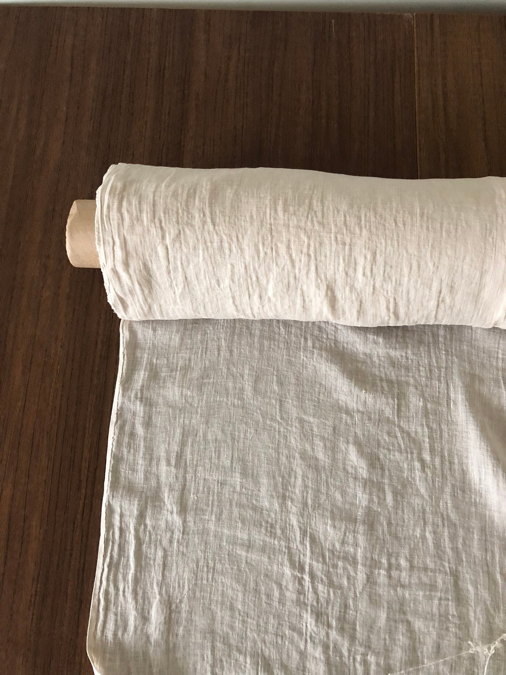 Soft Beige Linen Fabric: 100% Natural, 150cm Wide