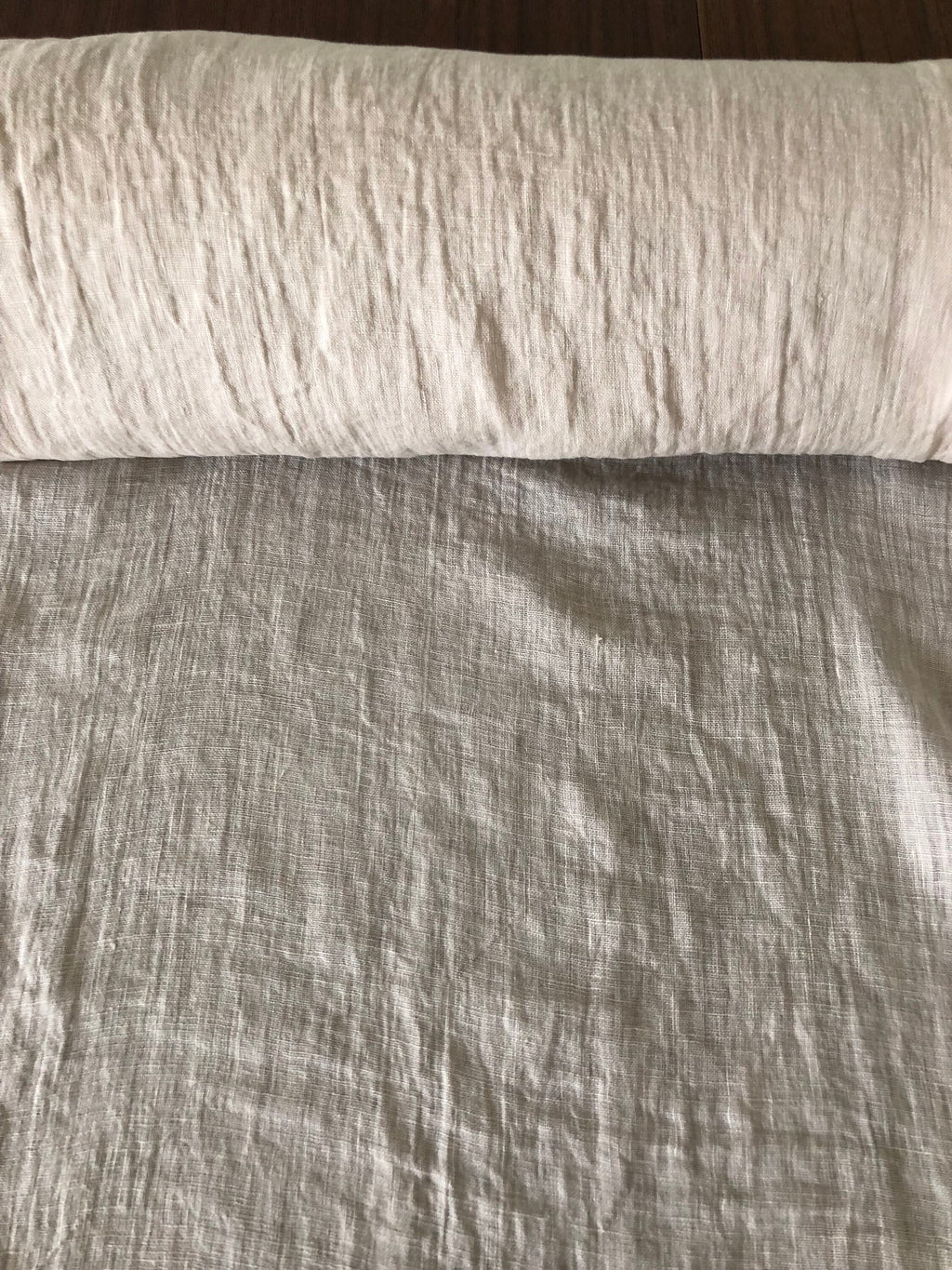 Soft Beige Linen Fabric: 100% Natural, 150cm Wide