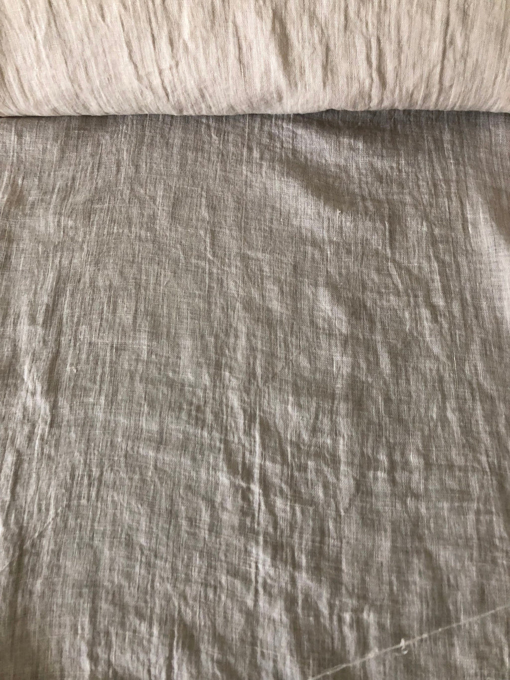 Soft Beige Linen Fabric: 100% Natural, 150cm Wide