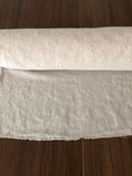 110 in EXTRA wide natural LINEN fabric BGO27L SOFT Beige ,195 g/285 cm width fabric by the metre, bedding