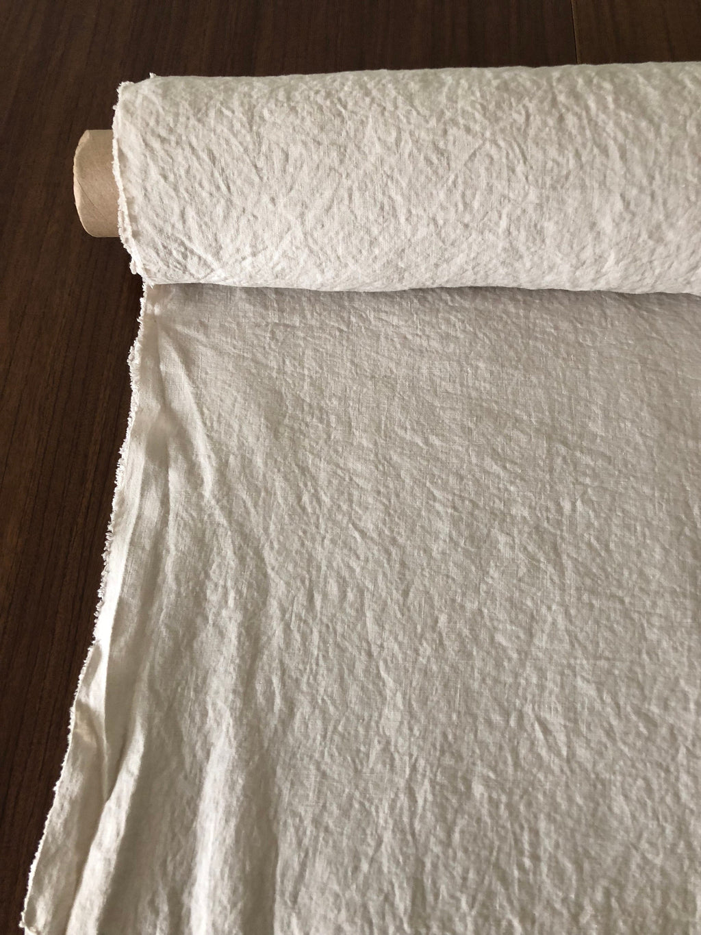 Extra Wide Soft Beige Linen Fabric: 250cm Pure Linen
