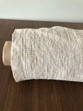 Waffle Linen Cotton Fabric: Beige BGO138, 140cm Wide