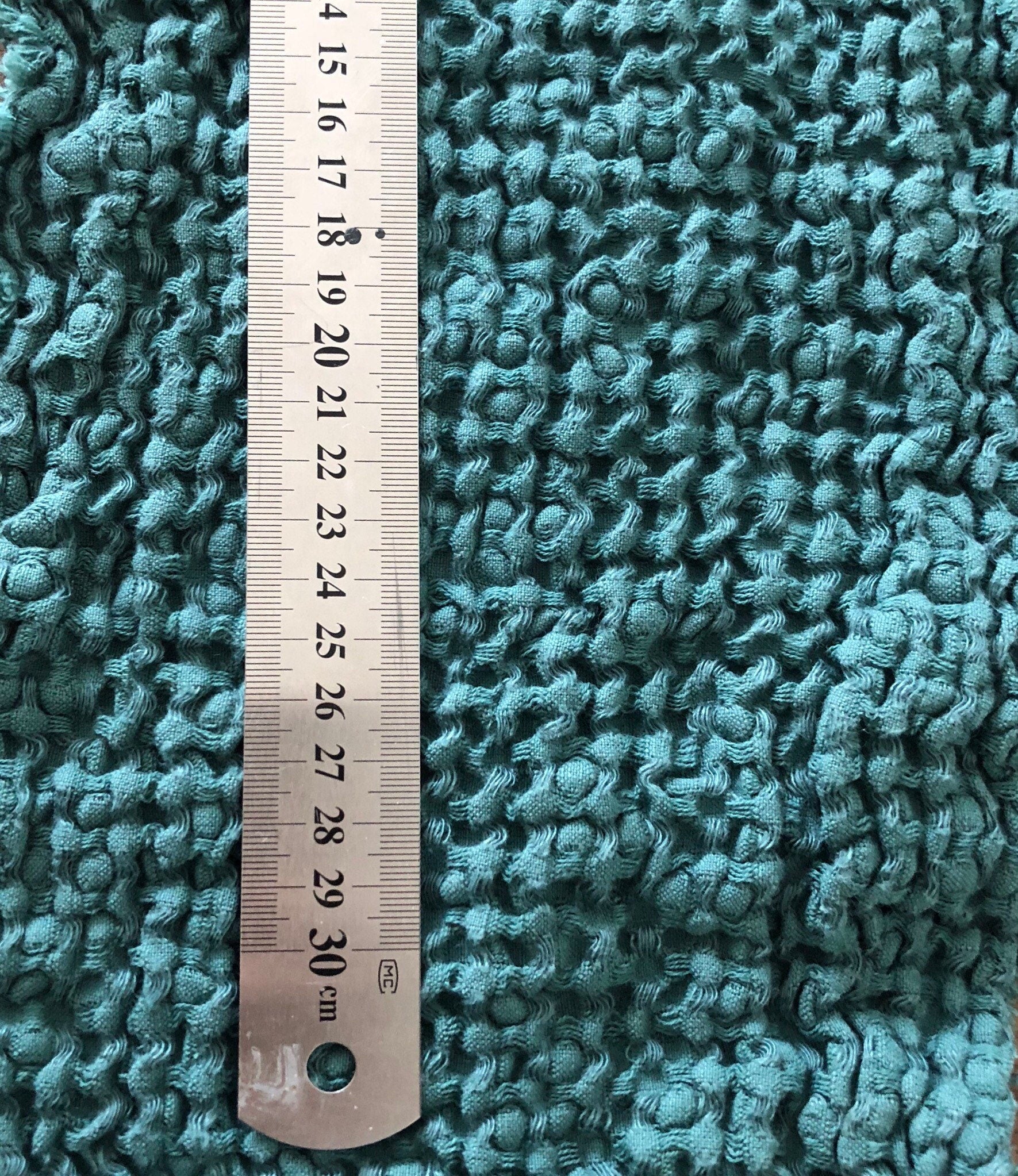 Waffle Linen Cotton Fabric: 88" Extra Wide, Squash BGO137