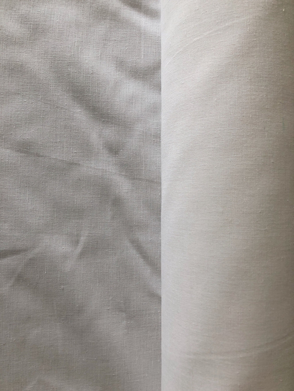 Extra Wide Bleached White Linen Fabric: 250cm Width, BGO17