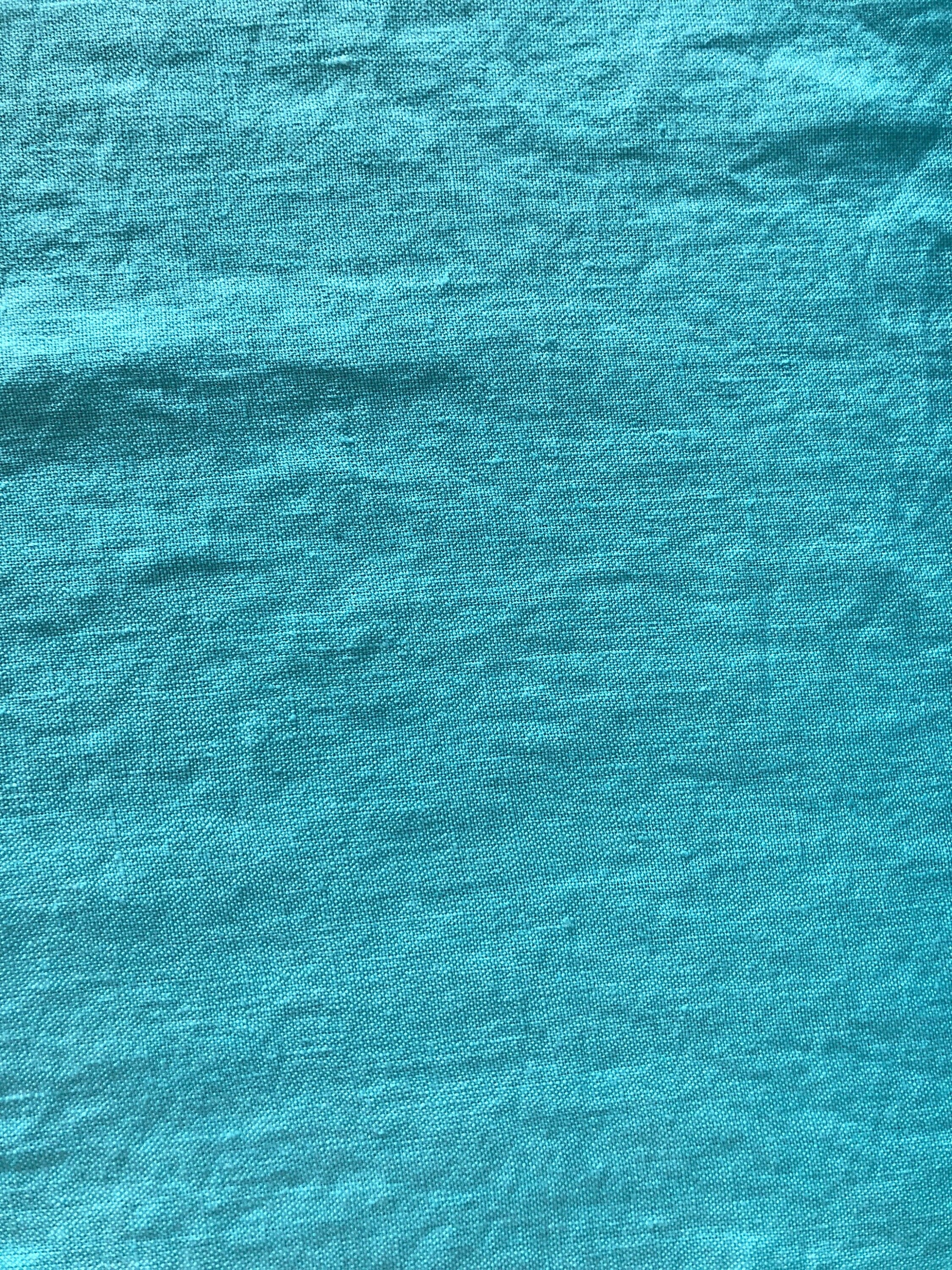 BGO27 | Extra Wide Softened Linen - Ocean Blue