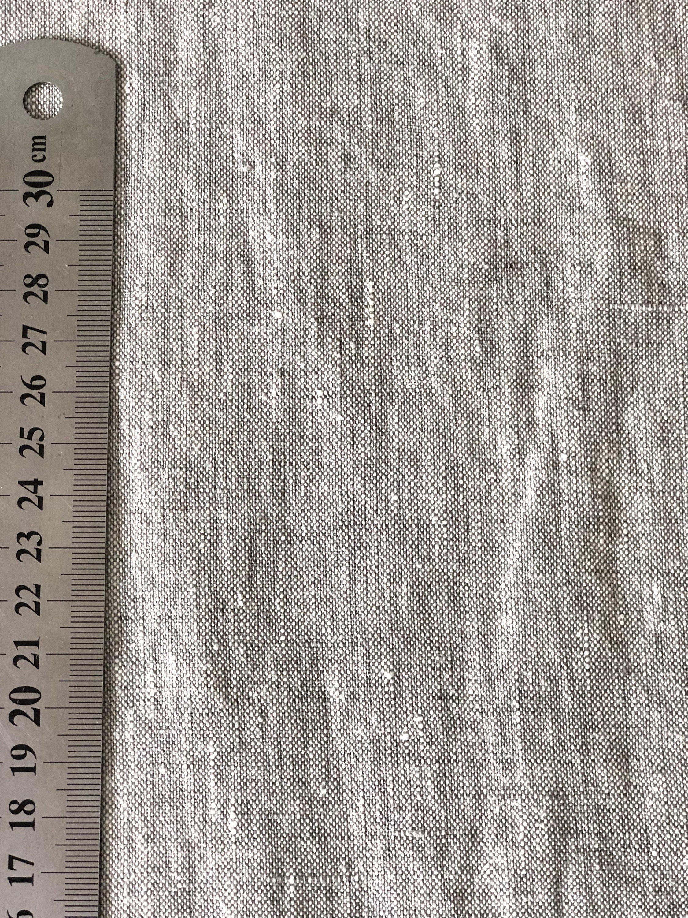Extra Wide Natural Linen Fabric: Soft Bedding & Sewing Linen (285cm/112 inches)