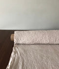 Extra Wide Soft Beige Linen Fabric: 250cm Pure Linen