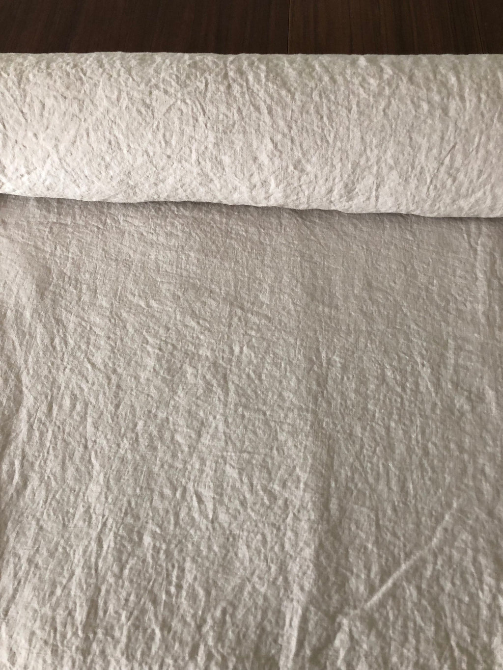 Extra Wide Hemp Fabric: Soft Beige Linen, 110" Wide