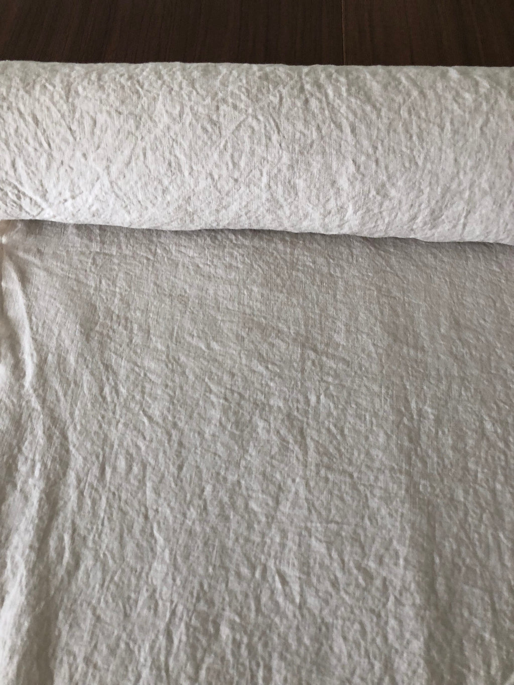 Extra Wide Hemp Fabric: Soft Beige Linen, 110" Wide