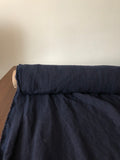 Extra Wide Dark Linen Fabric: Softened Bed Linen Material, 250cm