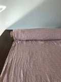 Extra Wide Soft Rose Linen Fabric: 100% Natural, 99" Width