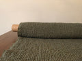 Cedar Green Waffle Linen Cotton Fabric: Extra Wide 88", BGO137