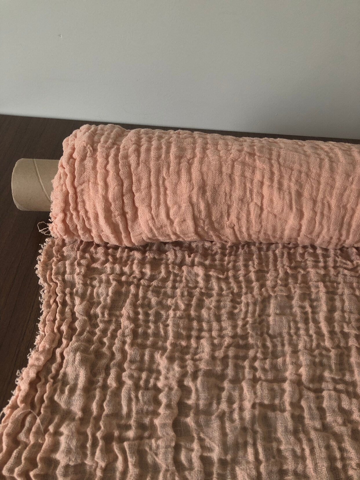 Pudra Linen Fabric: 100% Natural, Softened Linen, 140cm Width
