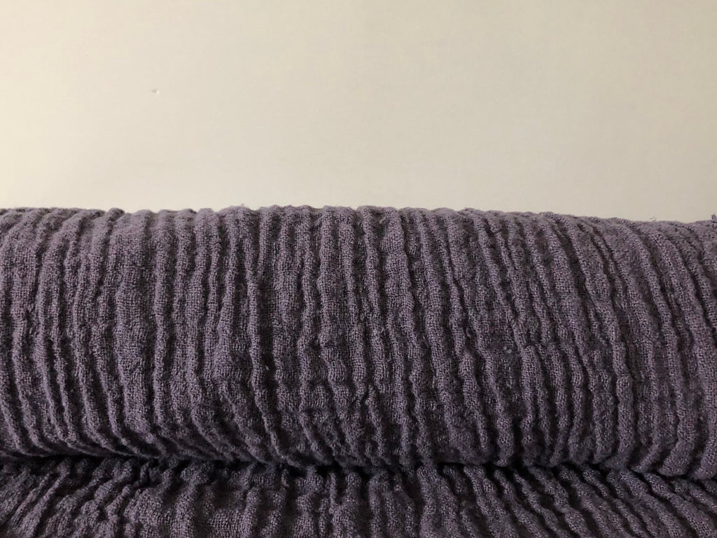 Violet Linen Fabric: 100% Natural, Light Weight, 140cm Wide
